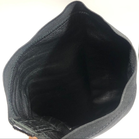 CHANEL • CC Lambskin Leather Thigh-High Heel Boots - Picture 15 of 16